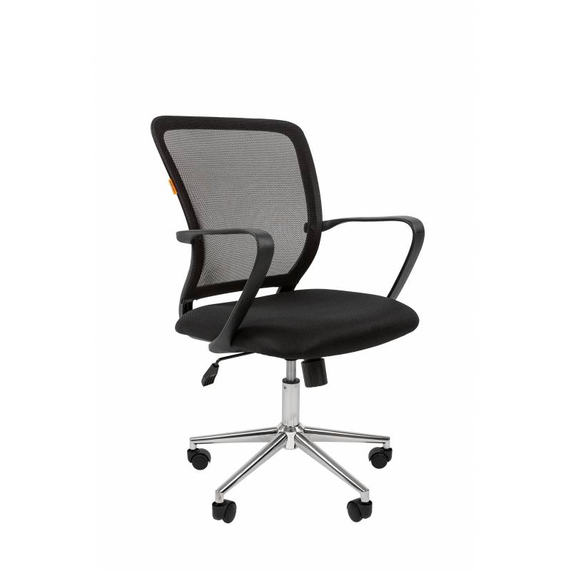 Офисное кресло Chairman 698 Россия TW-01 черный хром new главное фото