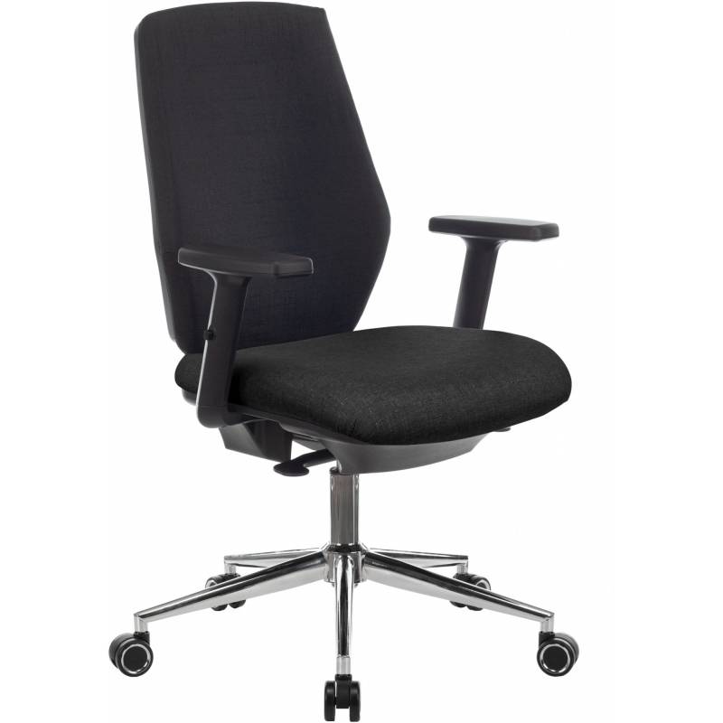 Кресло Бюрократ CH-545SL черный 38-418 крестов. металл хром главное фото