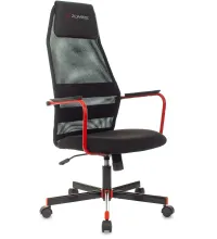 Кресло игровое Zombie One черный TW-01 3C11 сетка/ткань с подголов. крестов. металл