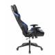 Кресло игровое геймерское Бюрократ VIKING 5 AERO BLUE черный/синий искусственная кожа. Фото товара с разных ракурсов.