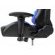 Кресло игровое геймерское Бюрократ VIKING 5 AERO BLUE черный/синий искусственная кожа. Фото товара с разных ракурсов.
